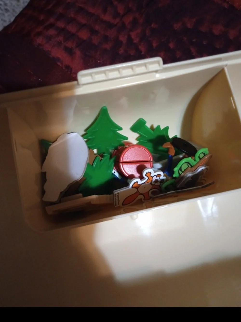 Vintage Disney Pixar Toy story Western Wagon fold out playset. All pieces pictu